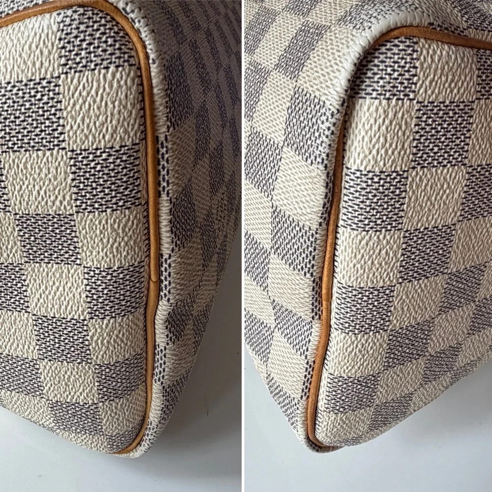 Louis Vuitton Speedy 25 Damier Azur Satchel Lock & Key - Picture 8 of 16